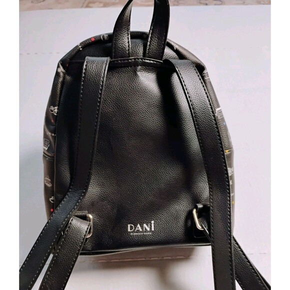 Danielle Nicole Dani Friends Central Perk Mini Backpack Purse Bag Black - Picture 2 of 9